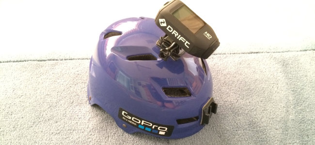 Монтаж камеры Ghost-S на шлем в крепление GoPro